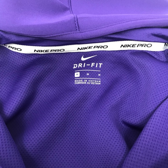 Nike Pro Dri Fit LSU Team Full ZIP Hoodie *Md *NWT - Picture 5 of 9